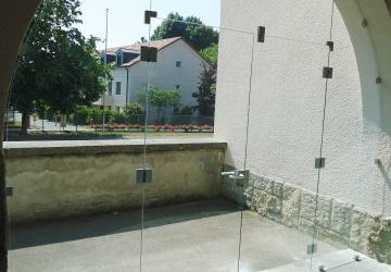 Installations en verre trempé